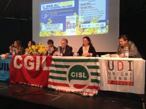 iniziativa 8 marzo Cgil Cisl Uil + Udi Modena