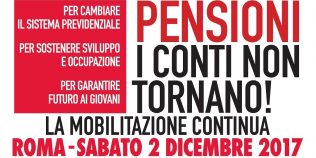 Pensioni, i conti non tornano - Manifestazione Cgil a Roma - 2 dicembre 2017