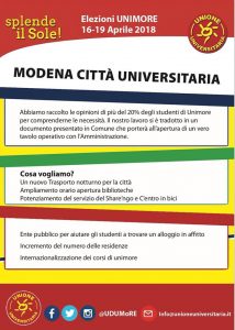 elezioni universitarie Unimore