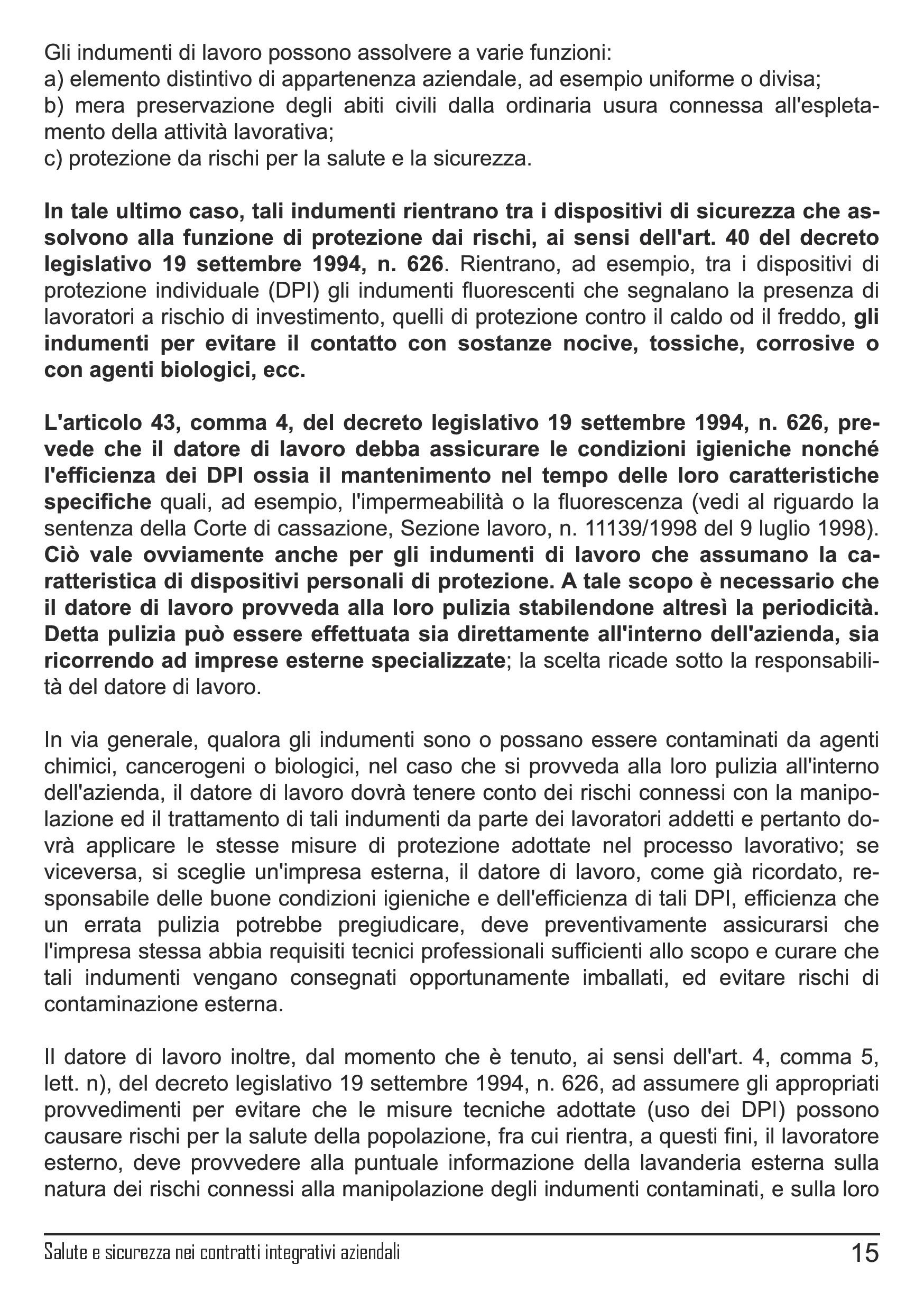 Linee guida Cgil Modena contrattazione salute e sicurezza sul lavoro