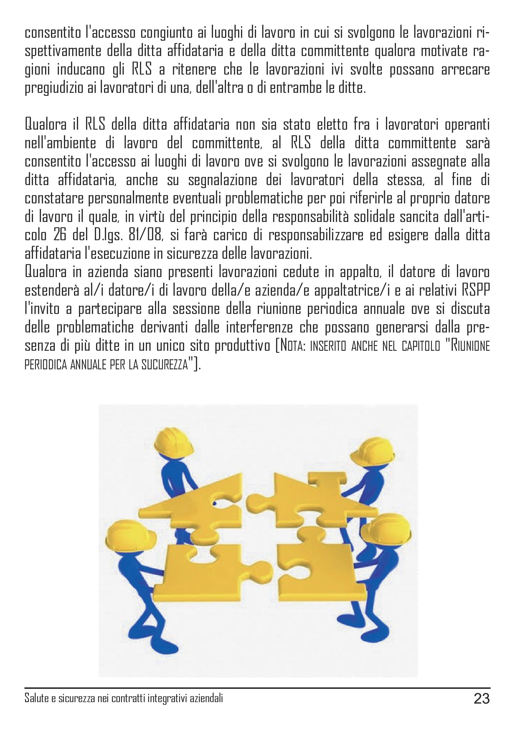 Linee guida Cgil Modena contrattazione salute e sicurezza sul lavoro