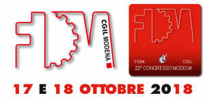 22° congresso Fiom Cgil Modena - 17 e 18 ottobre 2018
