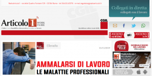 Radioarticolo1 - Ammalarsi di lavoro, le malattie professionali