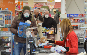 supermercati spesa mascherina