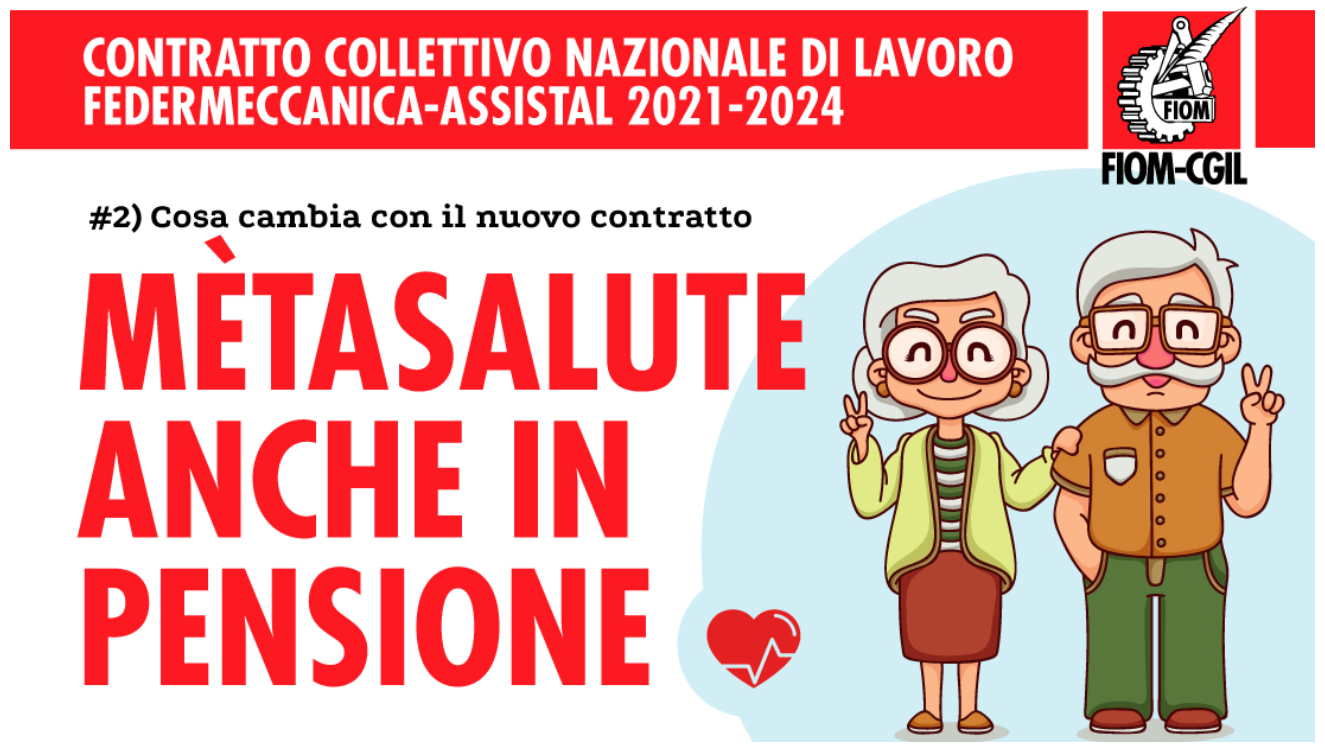 CCNL Metalmeccanici - Metasalute anche in pensione - 5/2/2021