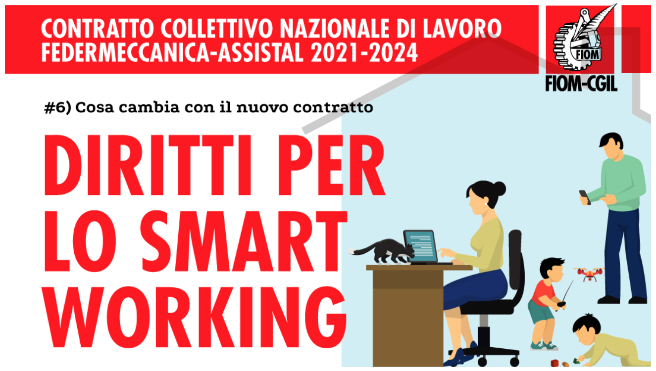 CCNL Metalmeccanici - Diritti per lo smart working - 5/2/2021