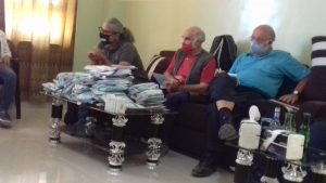 incontro con direzione sanitaria comunità yazida per fare punto su ospedale, 31.5.21