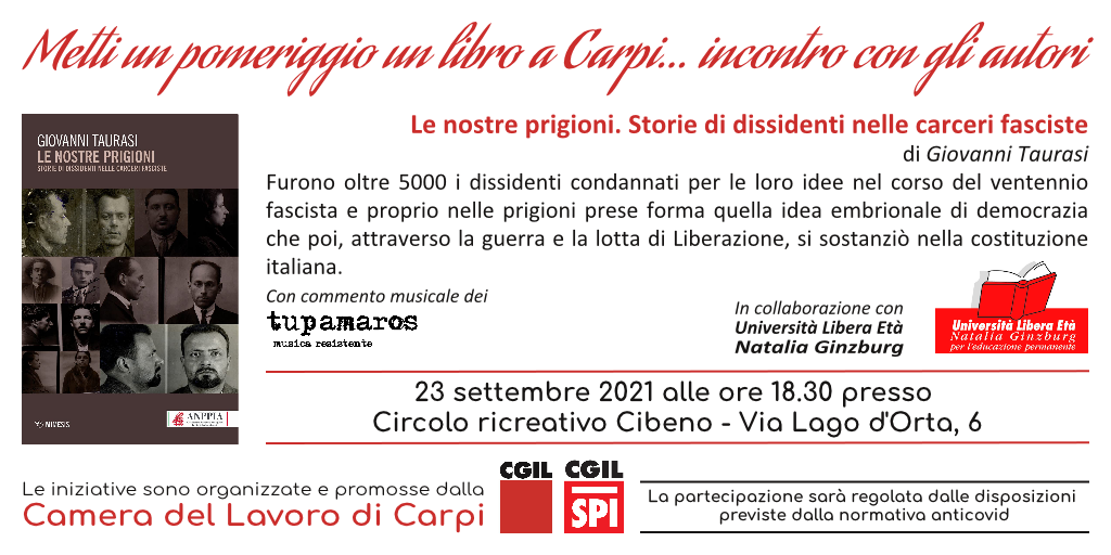 Le nostre prigioni. Storie di dissidenti nelle carceri fasciste di Giovanni Taurasi