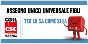 Assegno unico universale figli - Csc Caaf Cgil Modena