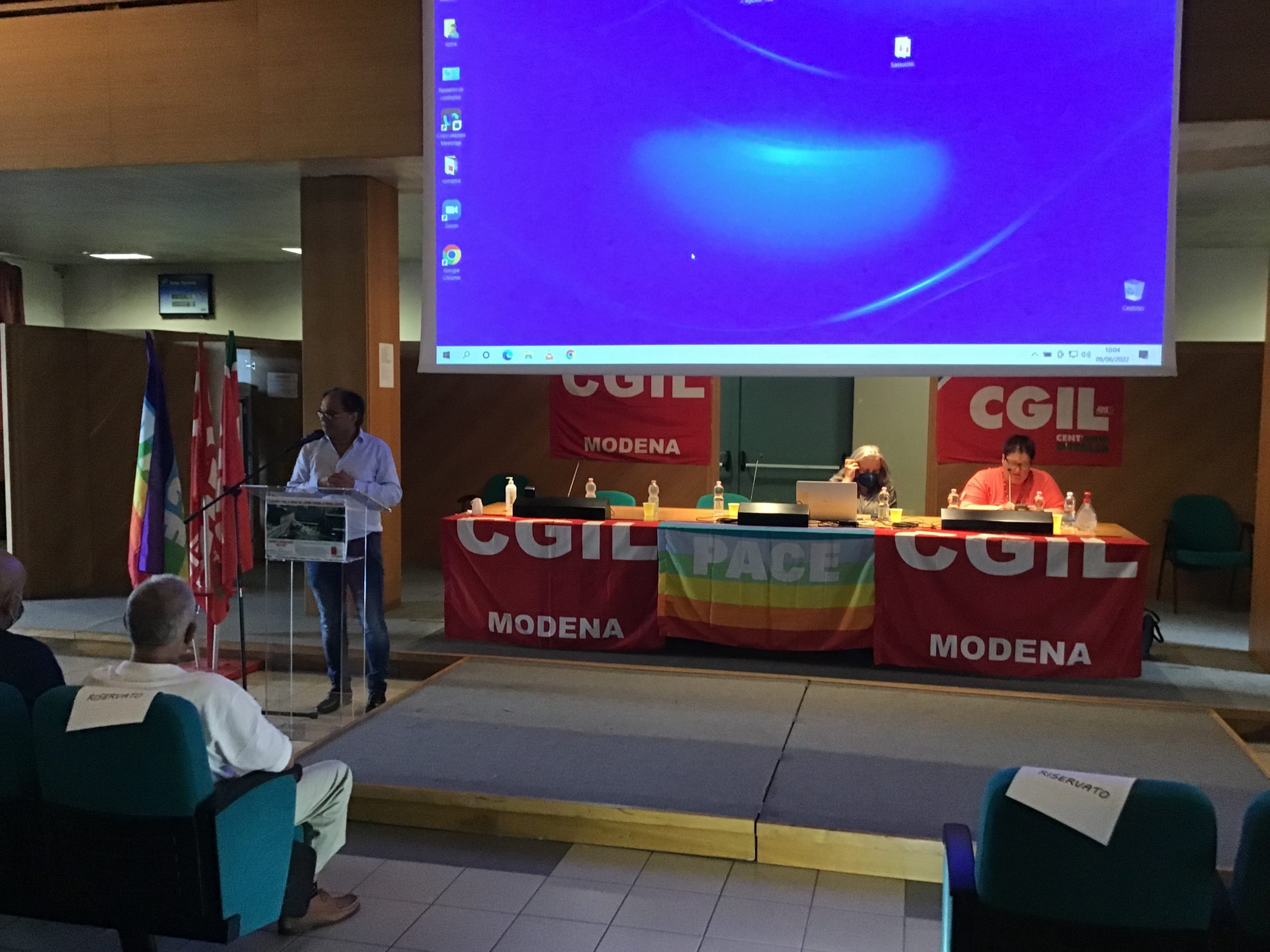 Cgil Sassuolo-Pavullo, iniziativa "2 Agosto 1980, il ruolo del lavoro contro la bomba fascista", 9.6.22