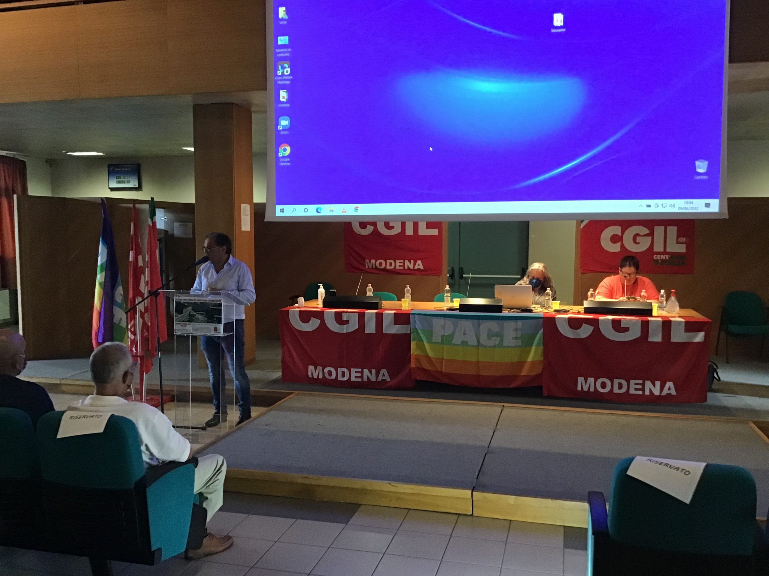 Cgil Sassuolo-Pavullo, iniziativa "2 Agosto 1980, il ruolo del lavoro contro la bomba fascista", 9.6.22