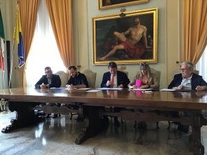 firma Protocollo legalità e appalti, Cgil Cisl Uil-Comune di Modena, 10.6.22