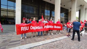 Sanità, presidio Fp Cgil ER, 13.6.22