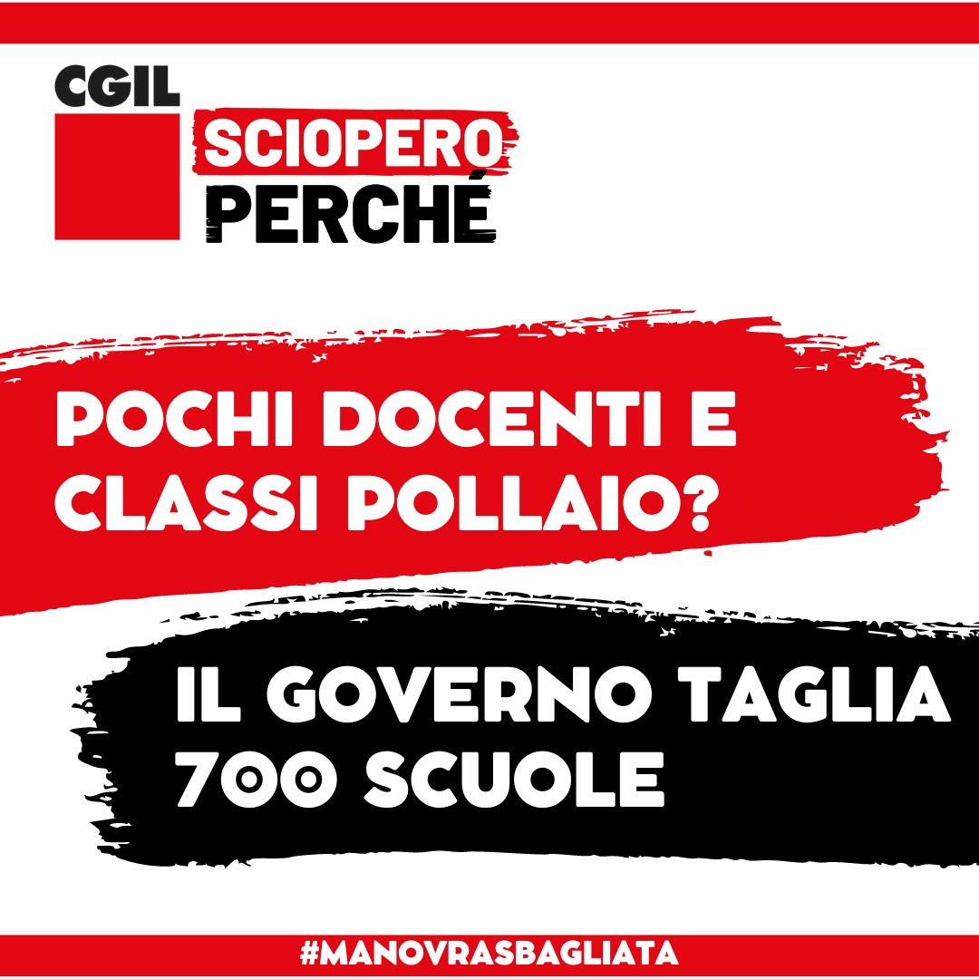 No ad una legge finanziaria sbagliata! 16 dicembre 2022 sciopero generale!