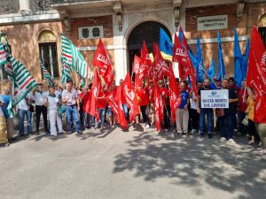 basta morti sul lavoro, presidio 14.7.23