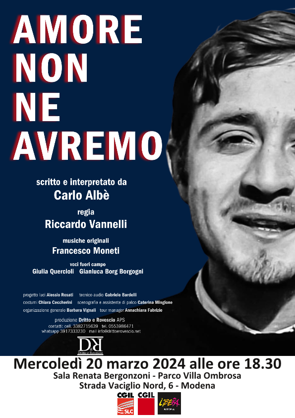 Amore non ne avremo, 20.3.24
