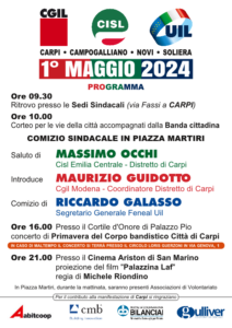 primo maggio 2024 - Carpi
