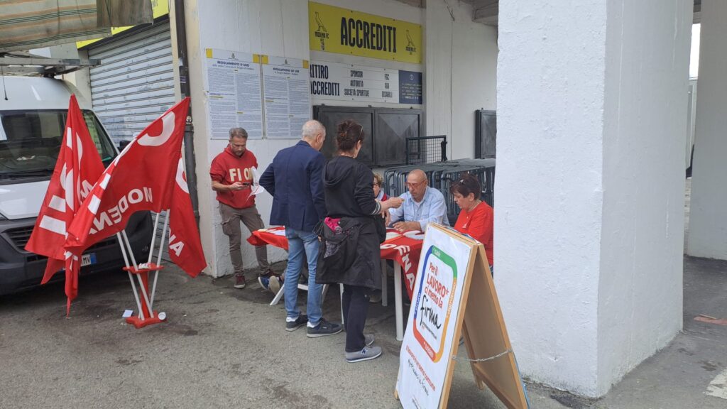 Per il lavoro ci metto la firma. Referendum popolari 2025 - Modena, 20/5/2025