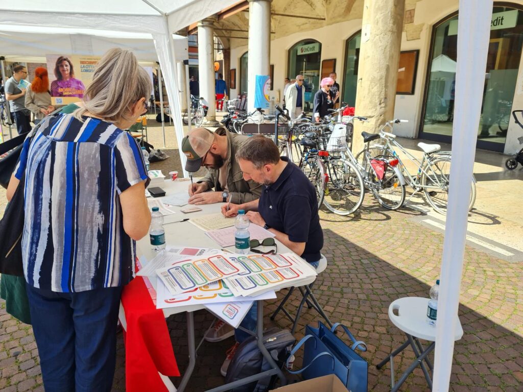 Per il lavoro ci metto la firma. Referendum popolari 2025 - Carpi 11/5/2025