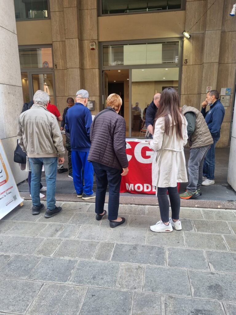 Per il lavoro ci metto la firma. Referendum popolari 2025 - Sassuolo, 14/5/2025