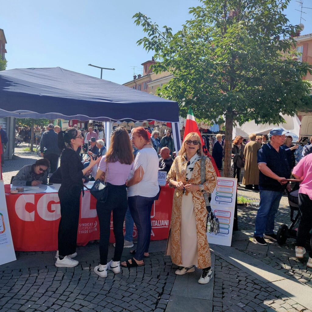Per il lavoro ci metto la firma. Referendum popolari 2025 - Vignola, 24/5/2025