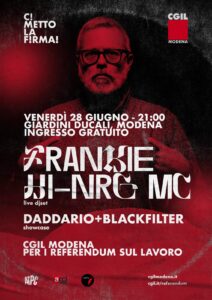 Giardini Ducali di Modena - Concerto di Frankie Hi-Nrg Mc - 28/6/2024