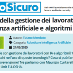 PuntoSicuro - Le sfide della gestione dei lavoratori con intelligenza artificiale e algoritmi