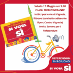 biciclettata Vignola, 17.5.25 - referendum lavoro e cittadinanza