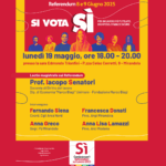 referendum, iniziativa Mirandola 19.5.25