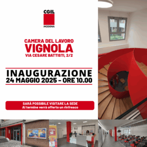 inaugurazione camera del lavoro Vignola