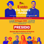 presidio prefettura flai cgil modena