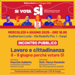 referendum, iniziativa a Carpi il 4 giugno