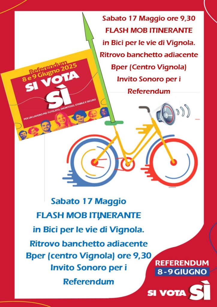 biciclettata Vignola, 17.5.25