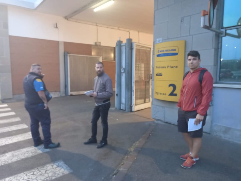 volantinaggi stabilimenti Cnh (pico mirand e s.matteo), 13.5.25