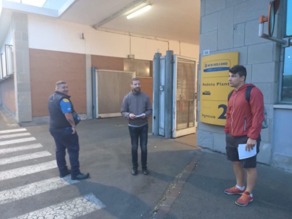 volantinaggi stabilimenti Cnh (pico mirand e s.matteo), 13.5.25