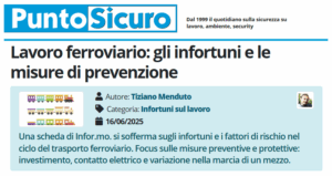 PuntoSicuro - Lavoro ferroviario: gli infortuni e le misure di prevenzione