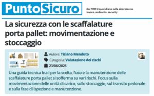 PuntoSicuro - La sicurezza con le scaffalature porta pallet: movimentazione e stoccaggio