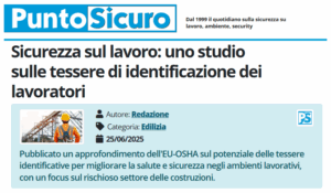 PuntoSicuro - Sicurezza sul lavoro: uno studio sulle tessere di identificazione dei lavoratori