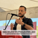 Daniele Dieci, Segretario Generale Cgil Modena: “Senza aumento dei salari, lotta al precariato e investimenti il nostro sistema produttivo non si salverà”