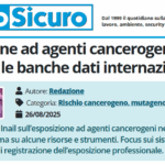 PuntoSicuro - Esposizione ad agenti cancerogeni: i registri e le banche dati internazionali