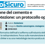 PuntoSicuro - Produzione del cemento e radioprotezione: un protocollo operativo