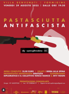 pastasciutta antifascista - Formigine 29.8.25