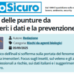 PuntoSicuro - Il rischio delle punture da imenotteri: i dati e la prevenzione