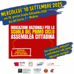 scuola, Indicazioni Nazionali 10.9.25