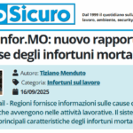 PuntoSicuro - Sistema Infor.MO: nuovo rapporto sulle cause degli infortuni mortali e gravi