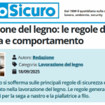 PuntoSicuro - Lavorazione del legno: le regole di sicurezza e comportamento