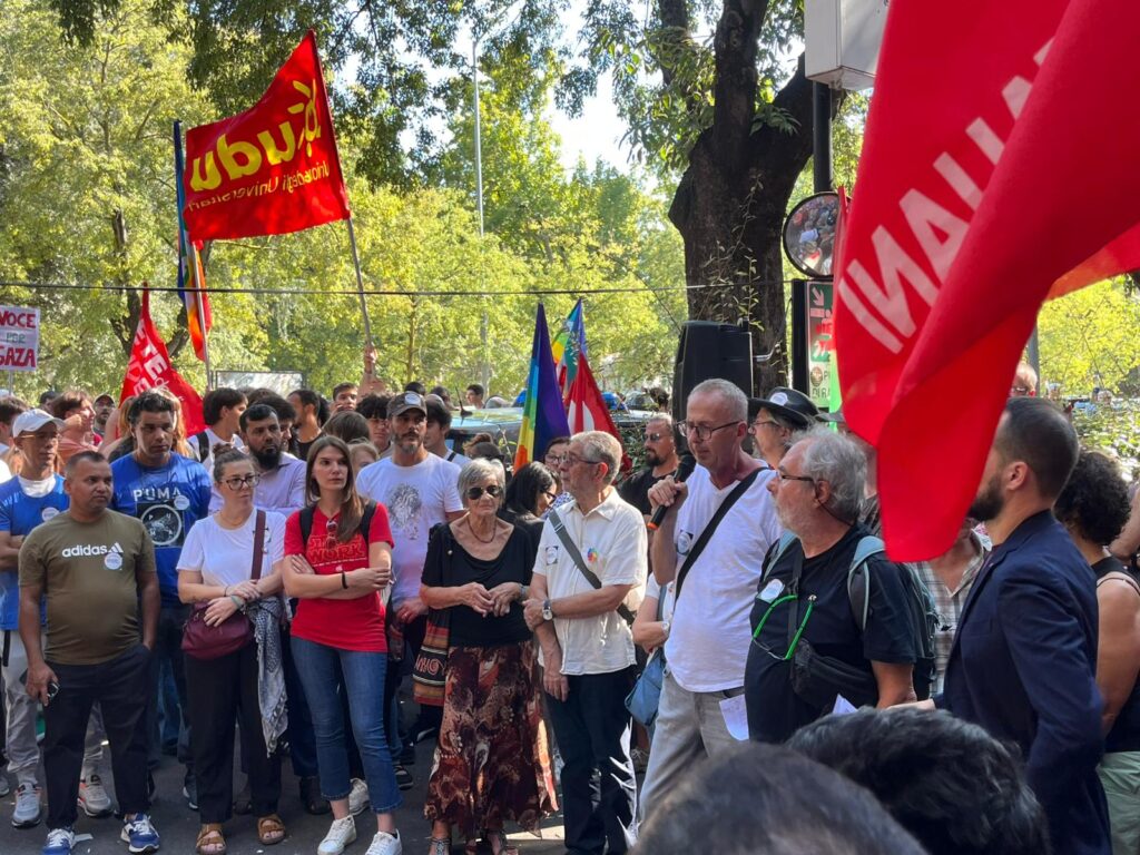 Sciopero "PER GAZA": oltre 2.000 al presidio presso la Prefettura di Modena - 19/9/2025