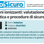 PuntoSicuro - Radiazioni ionizzanti: valutazione, sensoristica e procedure di sicurezza