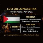 Flash mob "Luci sulla Palestina"