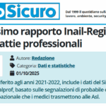 PuntoSicuro - Il dodicesimo rapporto Inail-Regioni sulle malattie professionali
